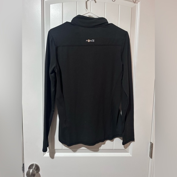 Carhartt Black and Orange Quarter-Zip Pullover Small - Picture 4 of 4